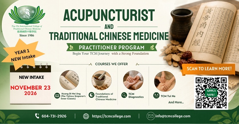 Become an acupuncturist in 3 years!